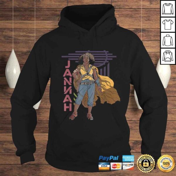 Funny Star Wars The Rise of Skywalker Jannah Warrior Tee Shirt - Image 4