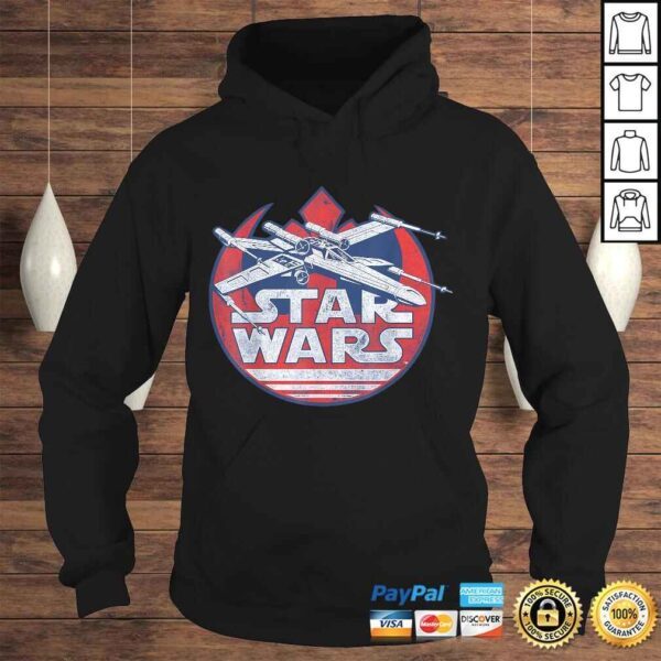 Funny Star Wars X-Wing Rebel Symbol Vintage Graphic Shirt Z1 TShirt - Image 4