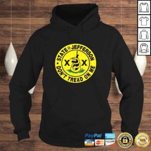 Hoodie Funny State of Jefferson Dont Tread on Me Gift TShirt