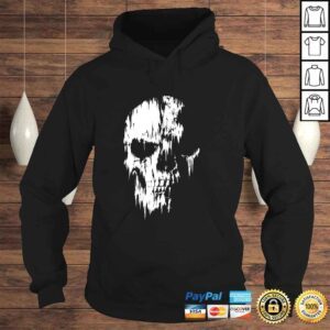 Hoodie Funny Tattered Skull Shirt