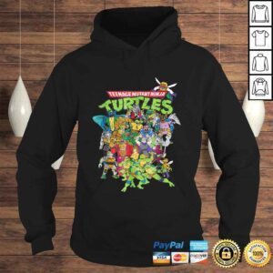 Hoodie Funny Teenage Mutant Ninja Turtles Large Character Group Shirt