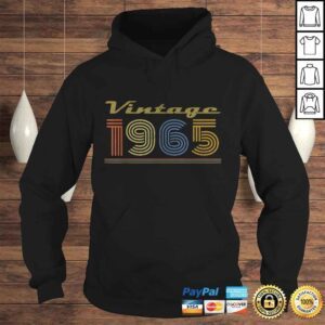 Hoodie Funny Vintage Born in 1965 55th birthday gift Retro Classic Shirt