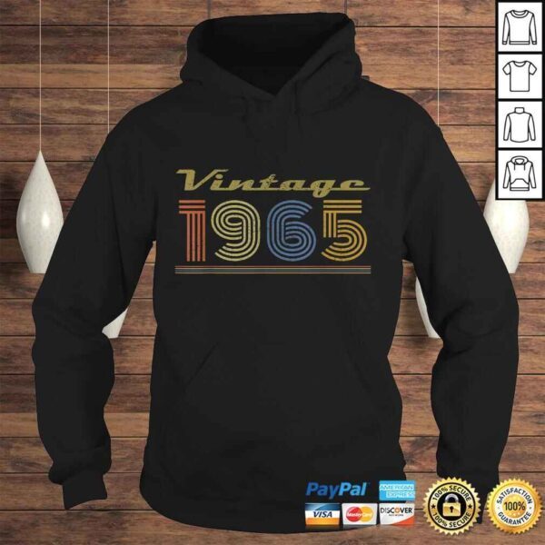 Funny Vintage Born in 1965 - 55th birthday gift Retro Classic Shirt - Image 4