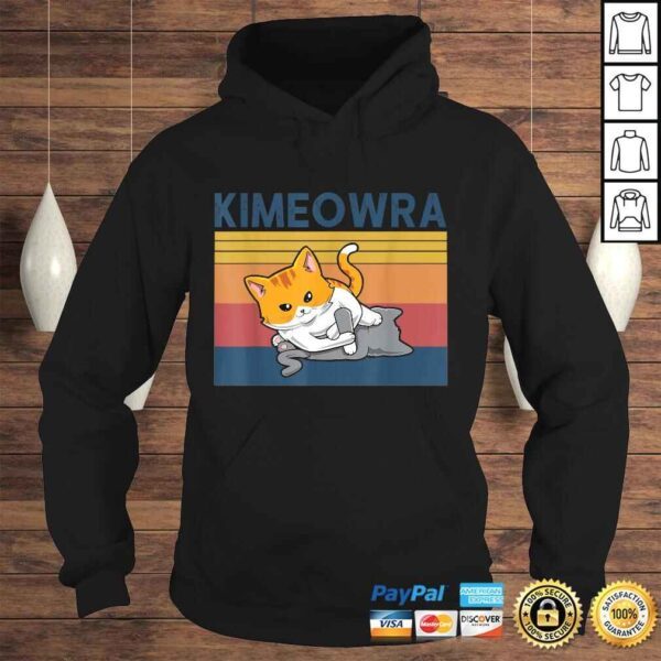 Funny Vintage Kimeowra JIU JITSU Kimura n' Kawaii CaTShirt - Image 4