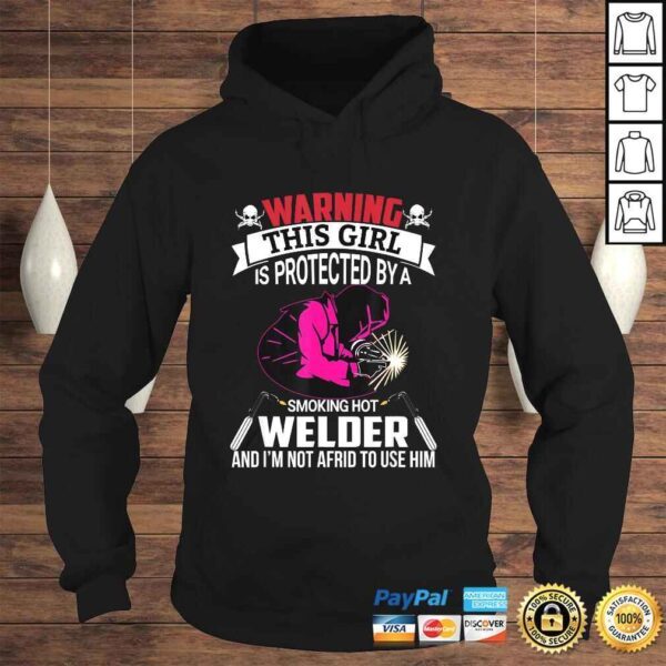 Funny Welder Wife Girlfriend Shirt Women Birthday Gift Tee - Image 4