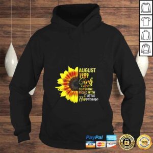 Hoodie Funny Womens August Girls 1989 Shirt 31th Birthday Gifts Gift TShirt