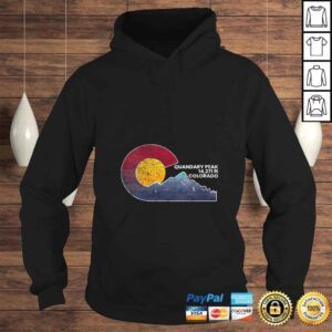 Hoodie Funny Womens Quandary Peak Colorado Flag Inspired Scenery Shirt