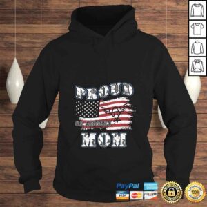 Hoodie Funny Womens US Air Force Moms Shirt Proud Army Mom Shirt