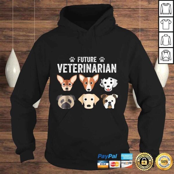 Future Veterinarian Shirt Kids Vet Dog CaShirt Youth - Image 4