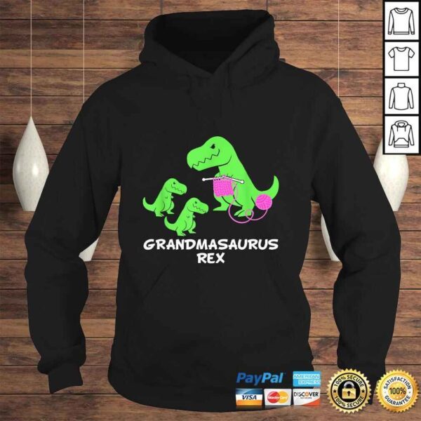 GRANDMASAURUS Rex Fun Grandma Dinosaur Shirt Saurus - Image 4