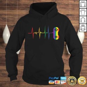 Hoodie Gamer Gaming LGBTQ Bisexual Lesbian Trans Gay Pride Tee TShirt