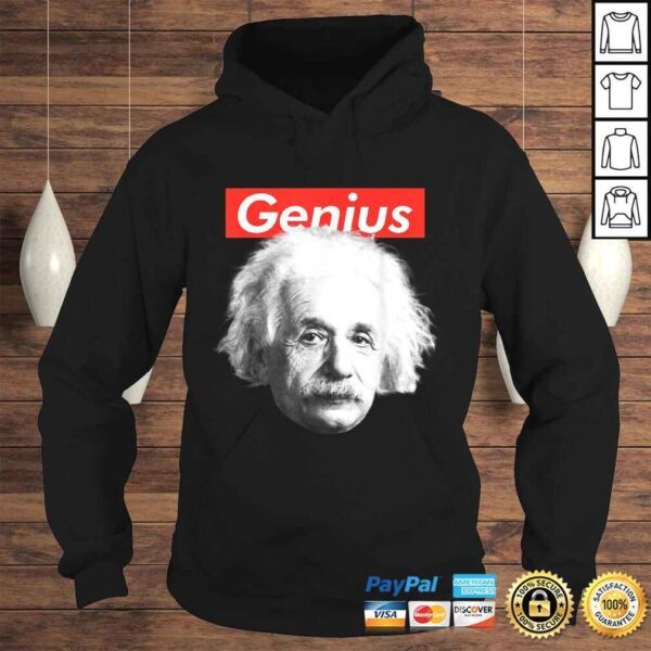 Genius Supreme Style With Einstein Head T-shirt - Image 4