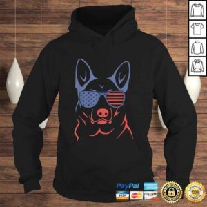 Hoodie German Shepherd Patriotic Shirt American Flag Dog Shirt