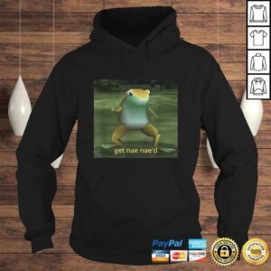 Hoodie Get Nae Naed Dancing Frog Meme VNeck TShirt