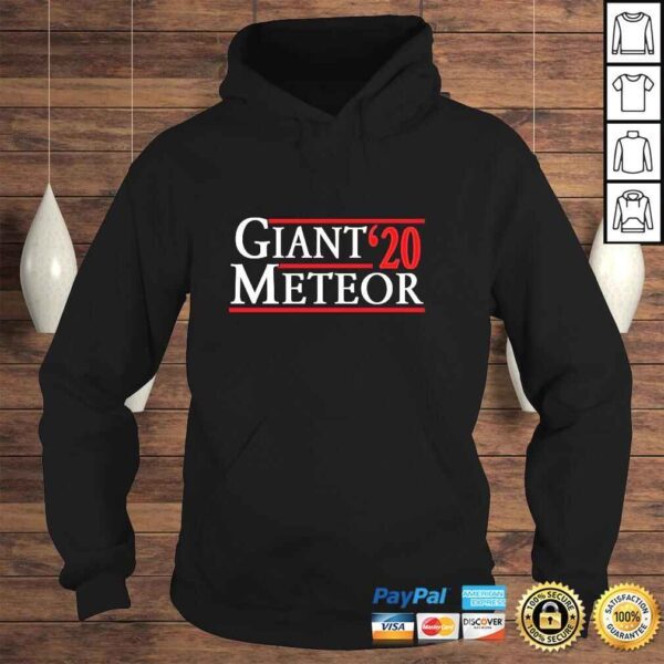 Giant Meteor 2020 Election Night Bush Reagan Parody Gift Long Sleeve TShirt - Image 4