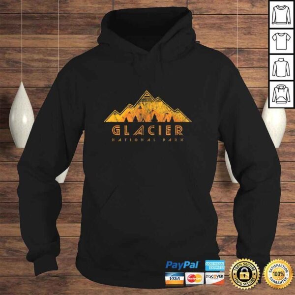 Glacier National Park Retro TShirt - Image 4