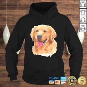 Hoodie Golden Retriever Dog Shirt Watercolor Art Golden Retriever TShirt