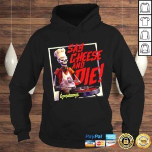 Hoodie Goosebumps Say Cheese And Die Photo PortraiTShirt