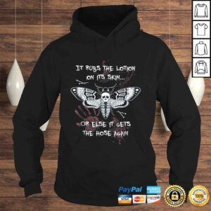 Hoodie Gothic Horror Deaths Head Moth Slogan TShirt