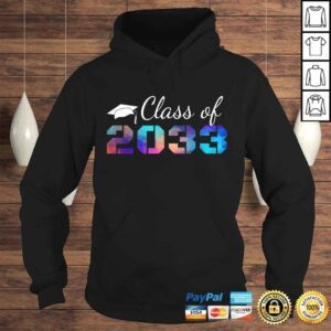 Hoodie Graduation Cap Class of 2033 First Day of School TShirt Gift