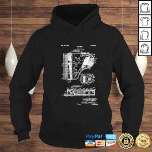 Hoodie Grand Piano Patent Print 1928Vintage Patent Print Shirt