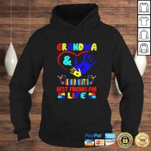 Hoodie Grandma Granddaughter Best Friends For Life Autism Awareness Tee Shirt