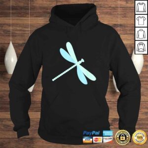 Hoodie Green dragonfly Gift Top