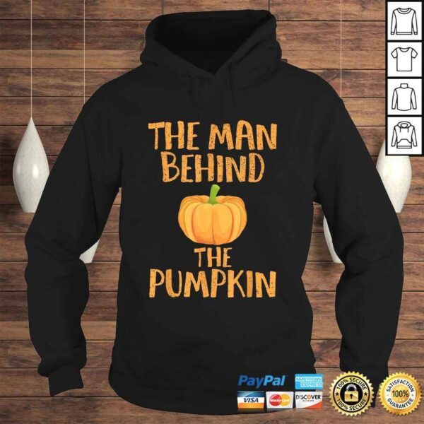 Halloween Pregnancy Man Pumpkin Shirt Funny Party Shirt - Image 4