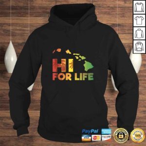 Hoodie Hawaii For Life Rasta Island Chain Tee Shirt