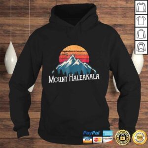 Hoodie Hawaiian Mount Haleakala Volcano Mountain Retro TShirt