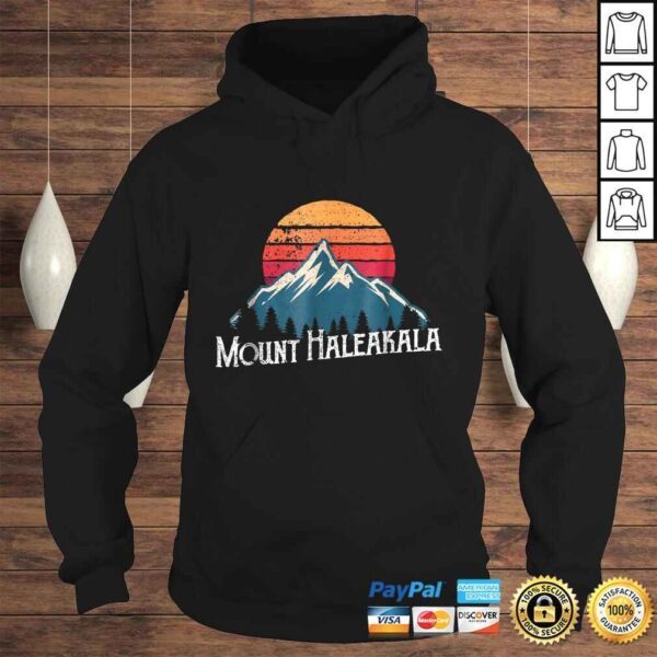 Hawaiian Mount Haleakala Volcano Mountain Retro TShirt - Image 4