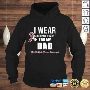 Hoodie Head and Neck Cancer Shirts I Wear For My Dad