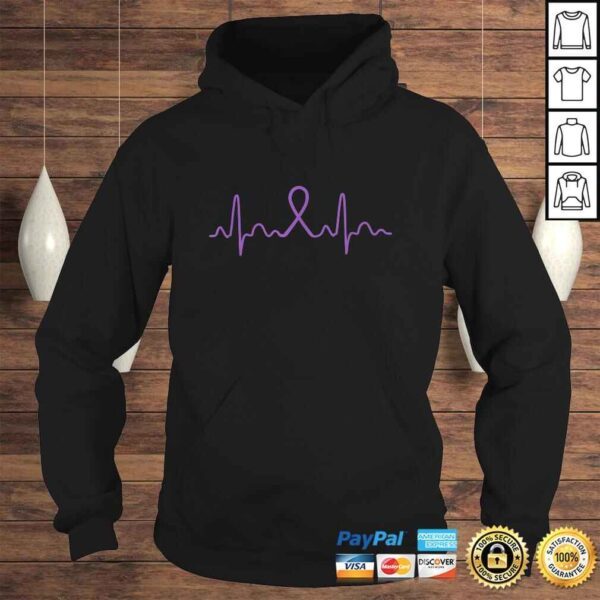 Heartbeat - Hodgkin's Lymphoma Cancer Shirt & Gift - Image 4