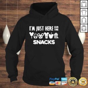 Hoodie Here for the Snacks Family Vacation Shirt