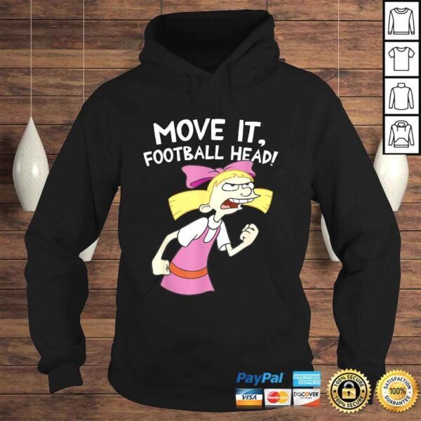 Hey Arnold Helga Move It Football Head Graphic TShirt - Image 4