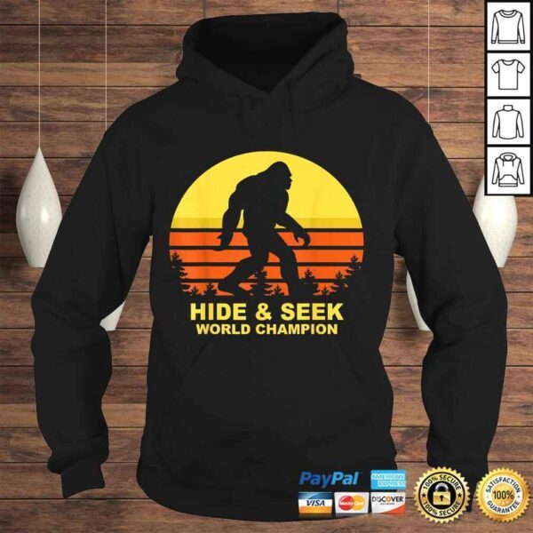 Hide And Seek World Champion Shirt Bigfoot Is Real Gift TShirt - Image 4