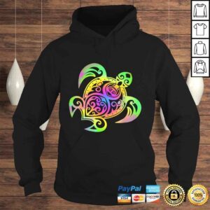 Hoodie Hippie Tie Dye Psychedelic Sea Turtle Tribal TShirt