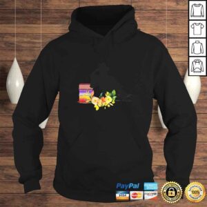 Hoodie Horse Barrel Racing Design For Women Cowgirl Flowers TShirt