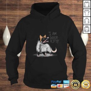 Hoodie I AM GOOD KITTY Opossum VNeck TShirt