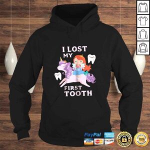 Hoodie I Lost My First Tooth Shirt Baby Teeth Out Fairy Unicorn