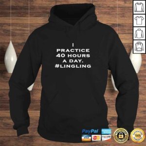 Hoodie I Practice 40 Hours A Day Violin Orchestra Band TShirt