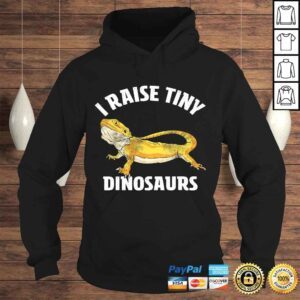 Hoodie I Raise Tiny Dinosaurs Bearded Dragon Mom Dad Kids Shirt