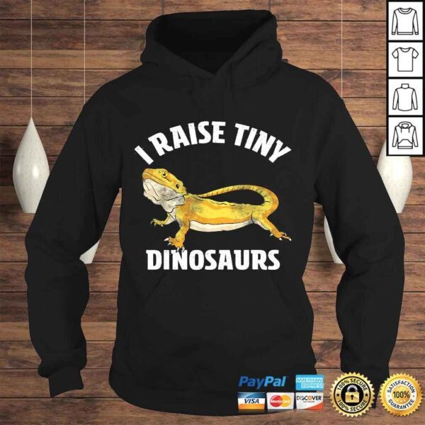 I Raise Tiny Dinosaurs Bearded Dragon Mom Dad Kids Shirt - Image 4