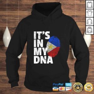 Hoodie ITS IN MY DNA Filipino Flag Philippines Pride Mens Womens Gift TShirt