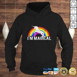 Hoodie Im Magical Unicorn In Rainbow Shirt Funny and Pretty Tee 1