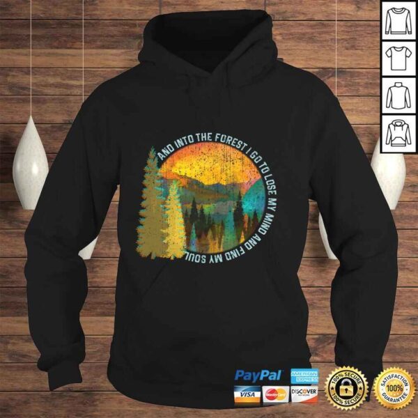 Into The Forest I Go Hiking Shirt Nature Lover Camping Gift Long Sleeve TShirt - Image 4