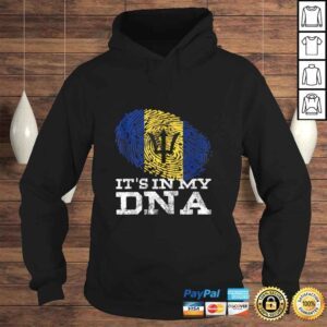 Hoodie Its In My DNA Barbados Cool Barbadian Gifts Afro Bajan Flag Shirt