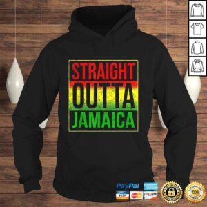 Hoodie Jamaica Straight Outta Jamaica Rasta Shirt