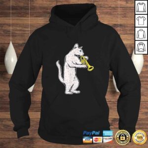 Hoodie Jazz CaShirt Cool Musician Jazz Player Trumpet