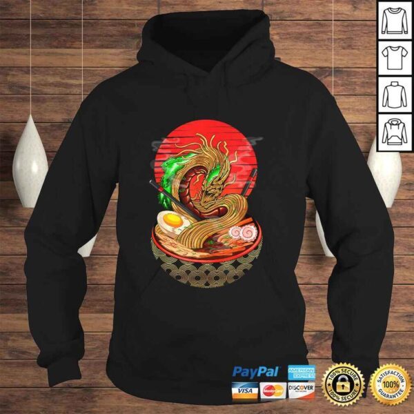 Kawaii Ramen Shirt Funny Japanese Asian Noodles Dragon TShirt - Image 4